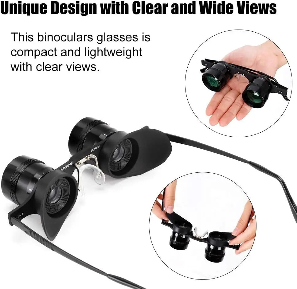 Fishing Binoculars for outdoor bird watching, fishing, sports, theater professional hands-free glasses HD portable telescope 5 - Axel Echo – Eco Action Image Fishing Binoculars for outdoor bird watching, fishing, sports, theater professional hands-free glasses HD portable telescope - Image 5